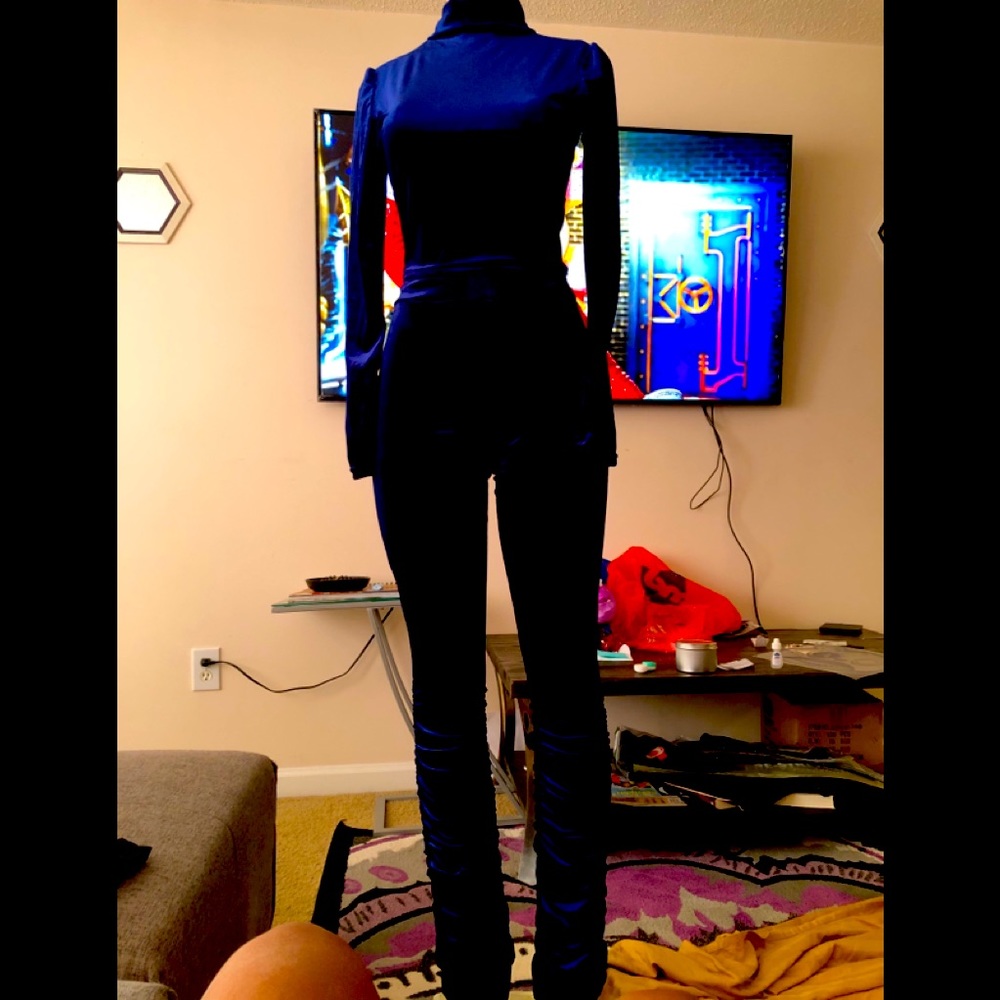 2 piece velvet stack legging set